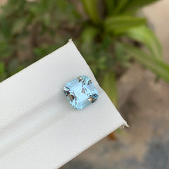 5.05 Carats Cushion Cut Sky Blue Topaz