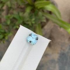 5.05 Carats Cushion Cut Sky Blue Topaz