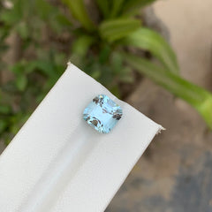 5.05 Carats Cushion Cut Sky Blue Topaz