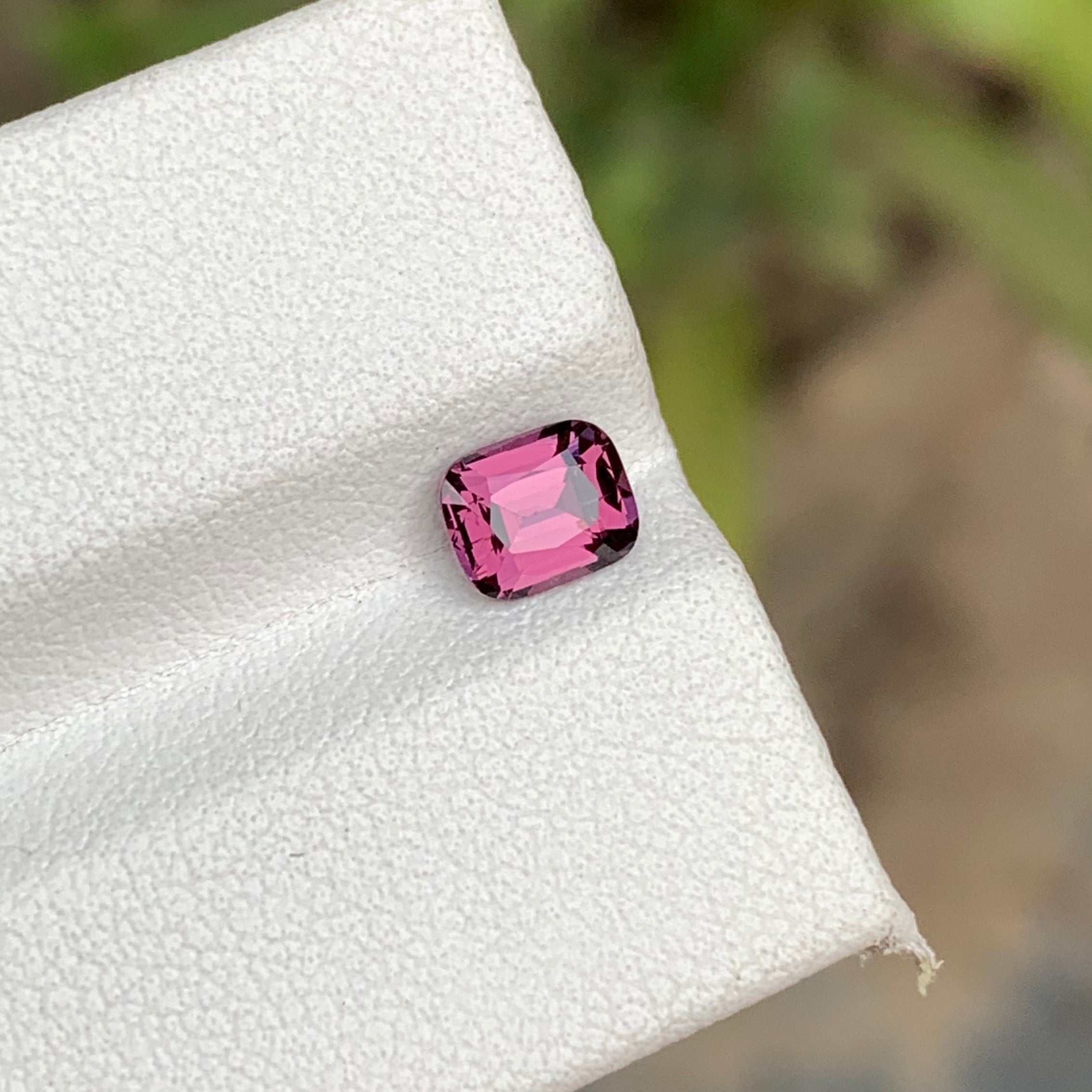 0.85 Carats Raspberry Pink Spinel Cushion Cut Natural Loose Stone
