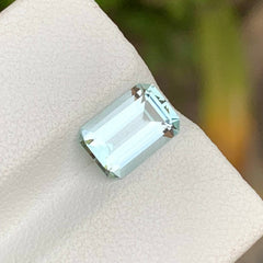 1.65 Carats Loose Pakistani Aquamarine Emerald Cut