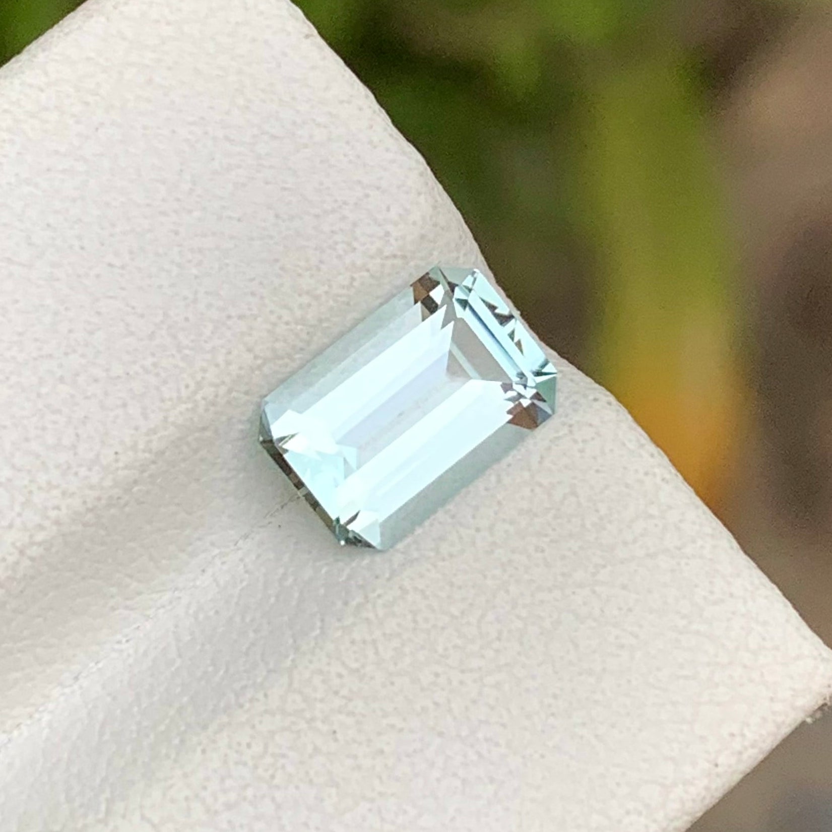 1.65 Carats Loose Pakistani Aquamarine Emerald Cut