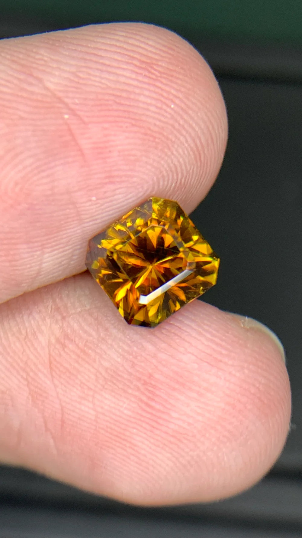 2.10 Ct yellowish golden Sphene gemstone