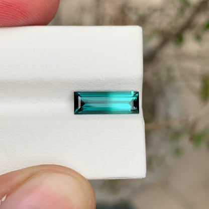 1.65 Carats Bicolor Tourmaline Blue Green
