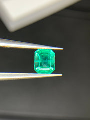 0.70 Carats Bright Green Panjshir Emerald - Natural Loose Afghan Gemstone