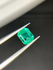 0.70 Carats Bright Green Panjshir Emerald - Natural Loose Afghan Gemstone