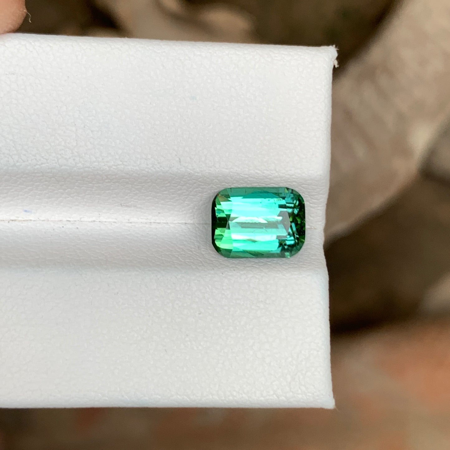 2.45 Carats Bluish Green Tourmaline Stone