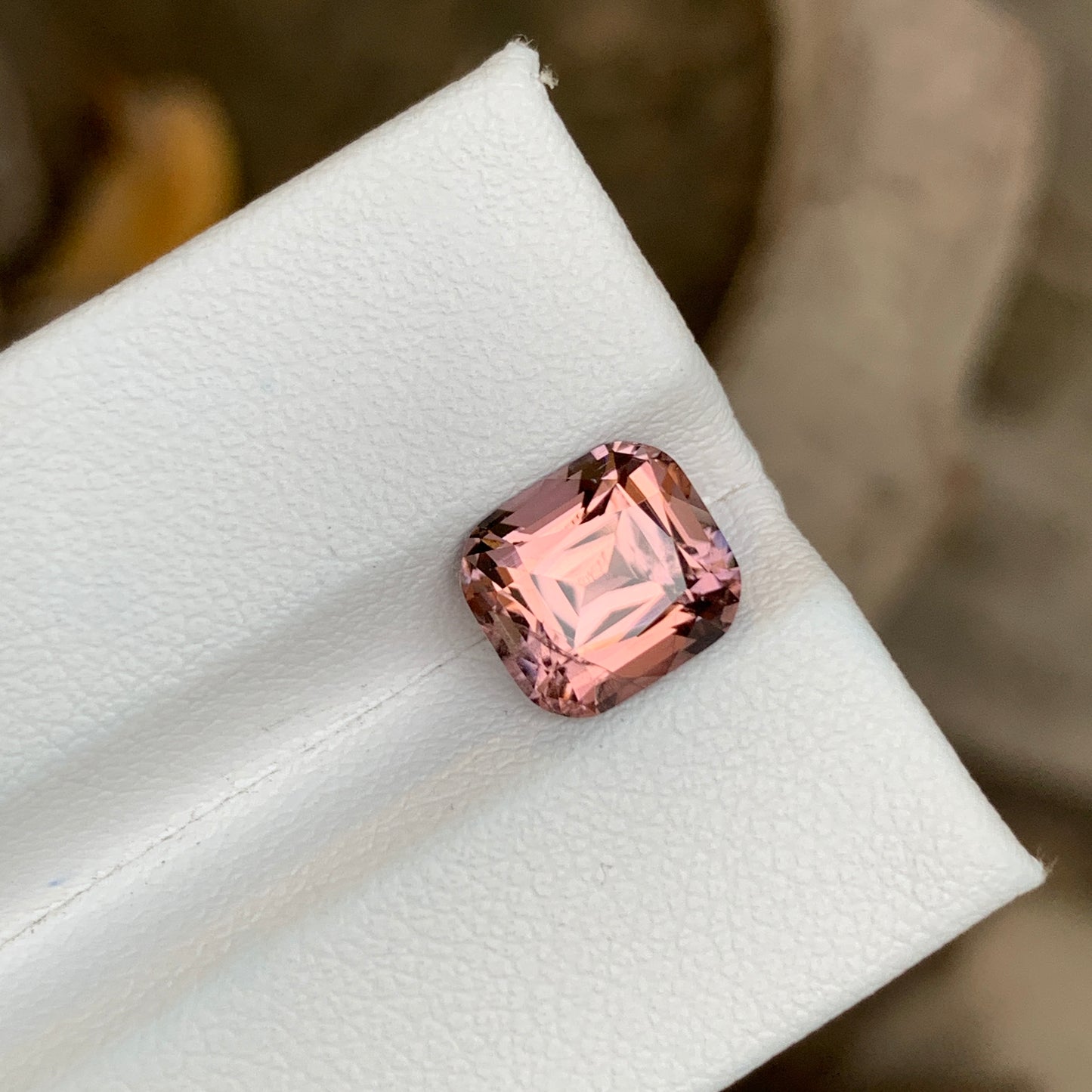 3.05 Carats Peach Pink Tourmaline