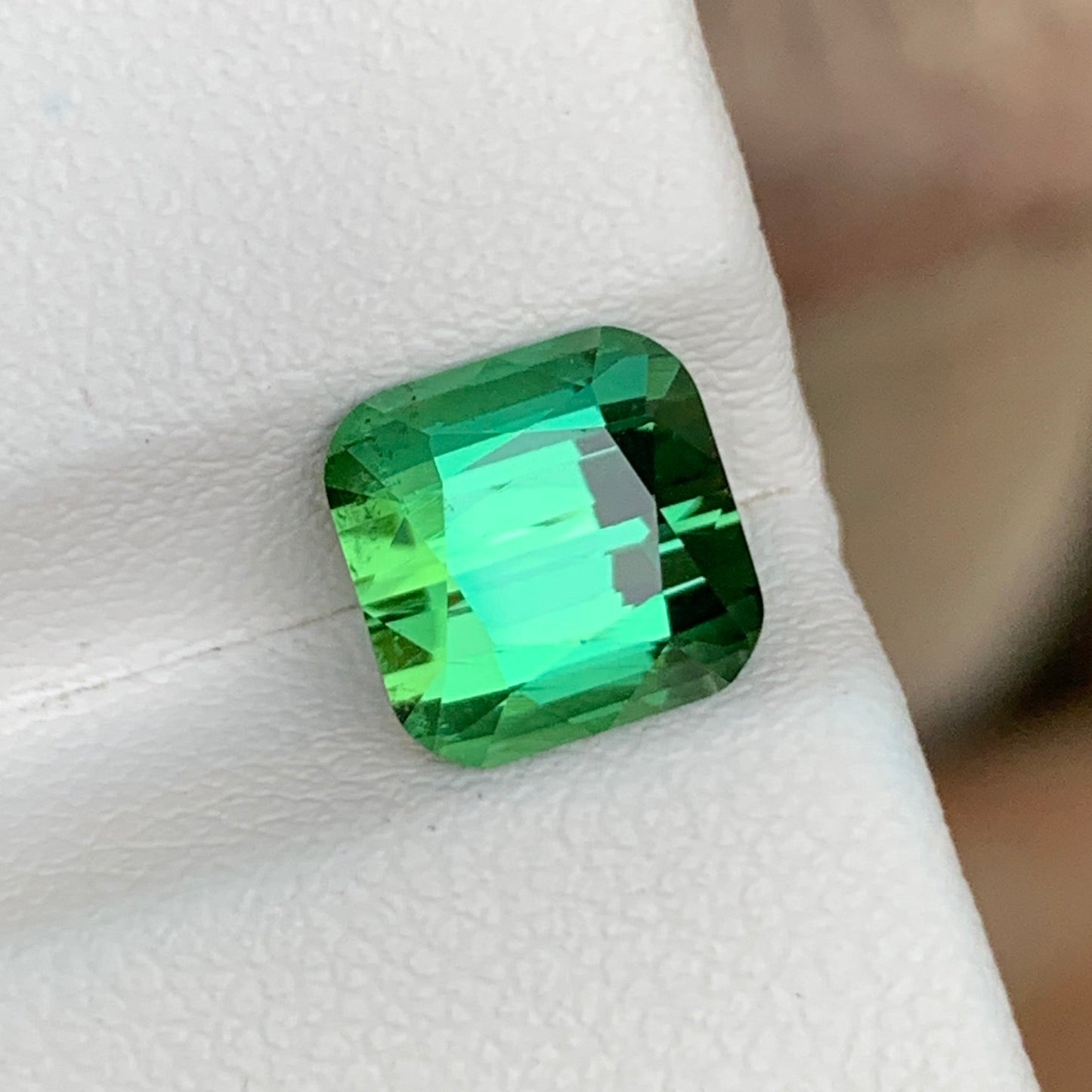 green tourmaline stone