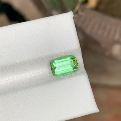 2.35 Carats Apple Green Tourmaline