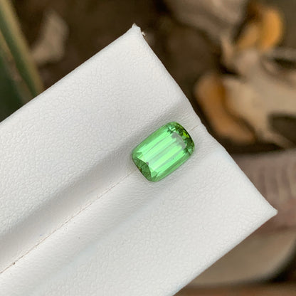2.35 Carats Apple Green Tourmaline
