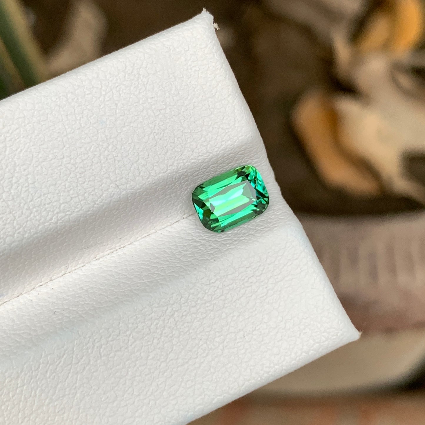1.35 Carats Bluish Green Tourmaline