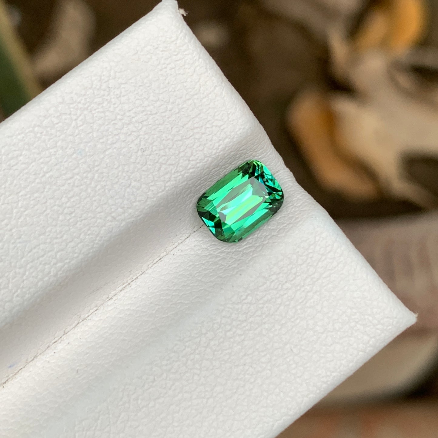 1.35 Carats Bluish Green Tourmaline