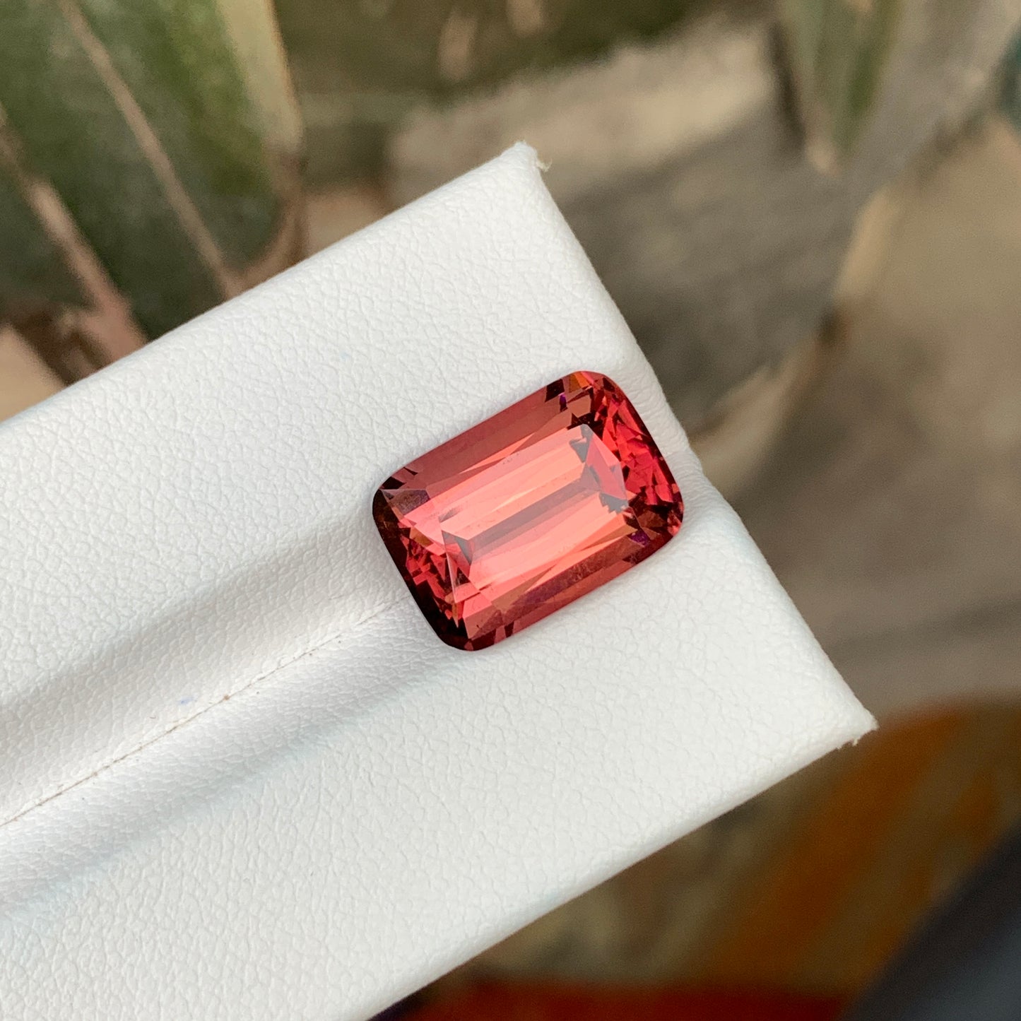 8.65 Carats Peach Pink Tourmaline