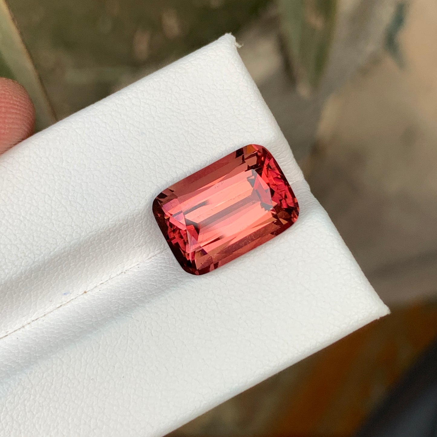 8.65 Carats Peach Pink Tourmaline