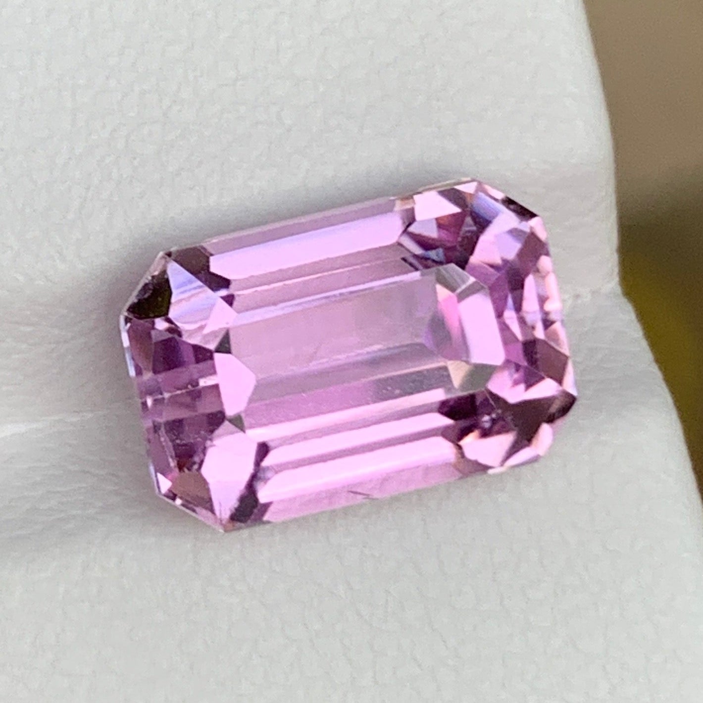 Emerald Cut Kunzite Stone