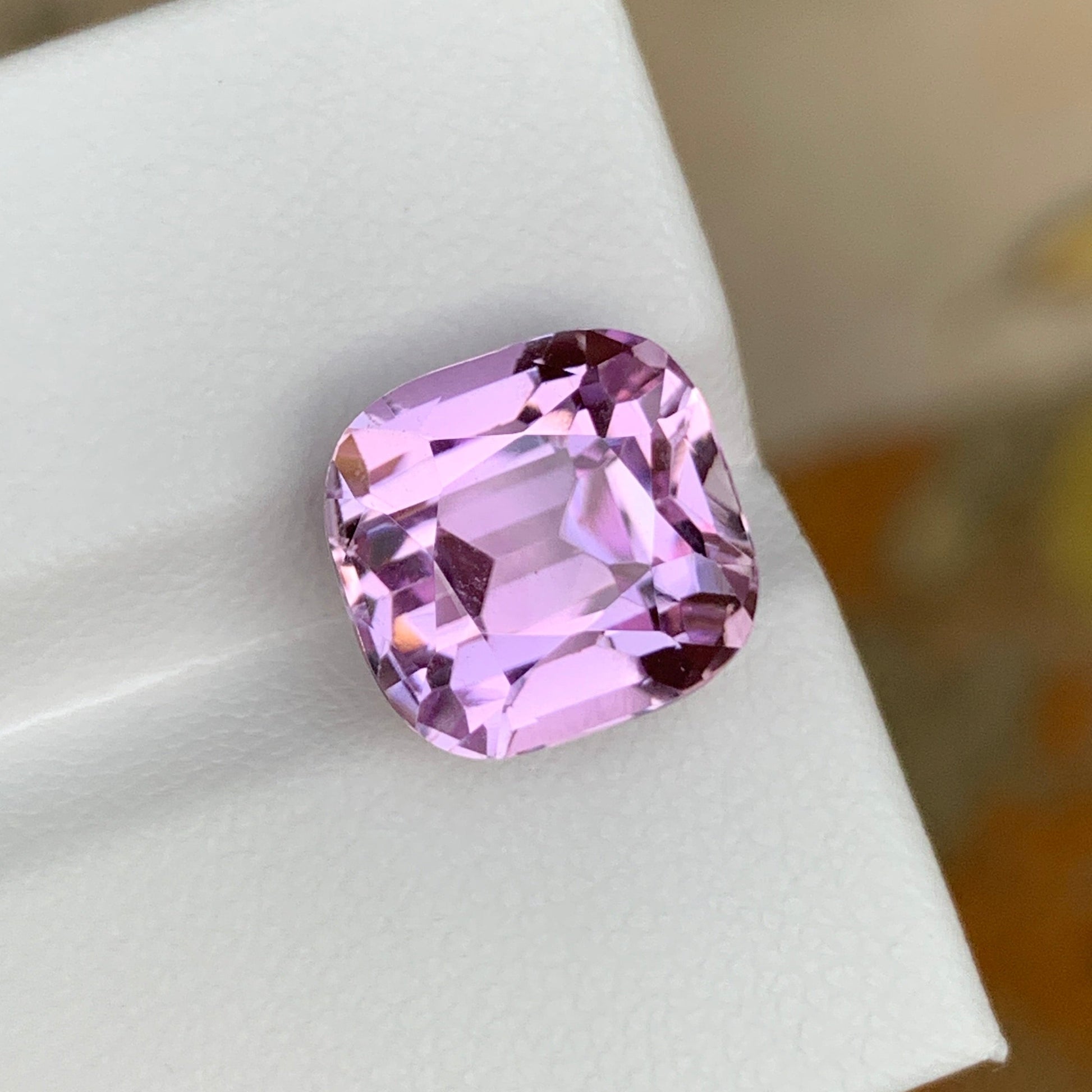 Kunzite Cushion Cut Stone