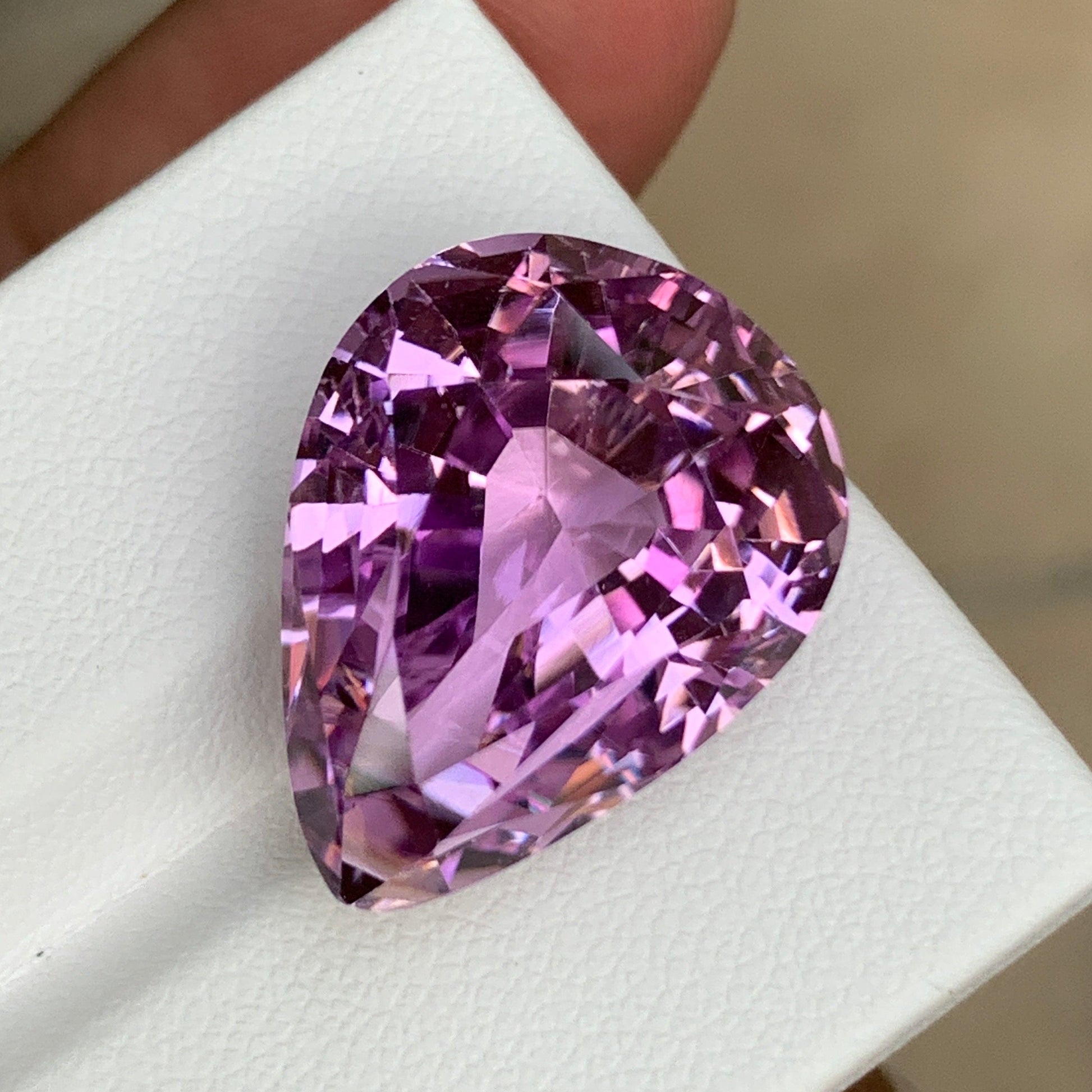 Kunzite Pear Shape Stone