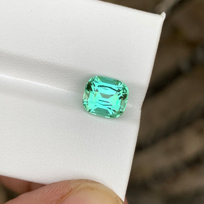 2.65 Carats Bright Lagoon Green Tourmaline