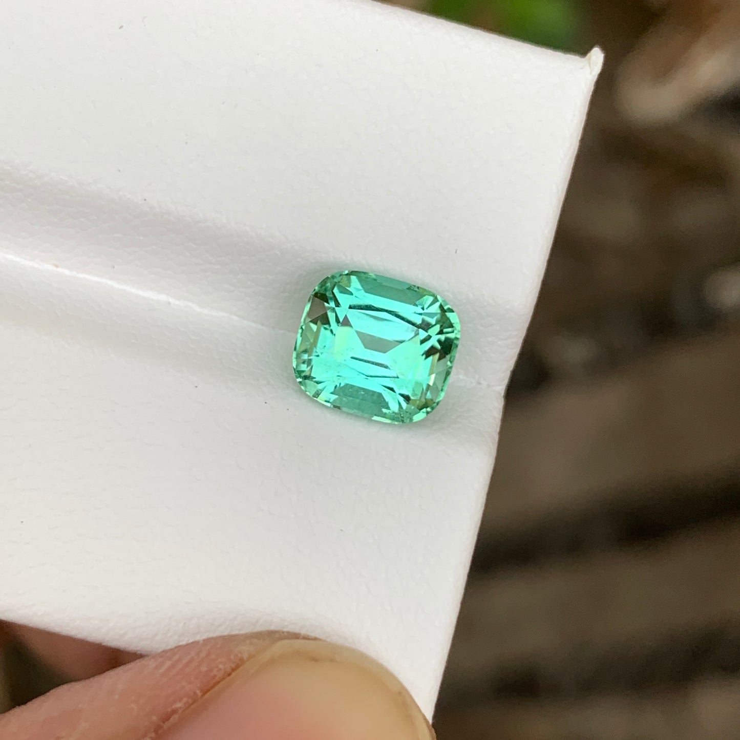 2.65 Carats Bright Lagoon Green Tourmaline