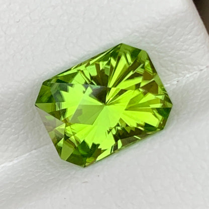 Peridot Stone Precision Cut
