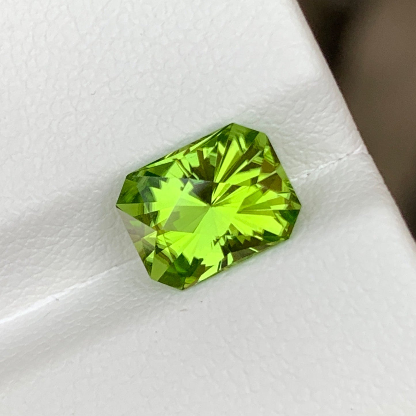 Peridot Stone Precision Cut