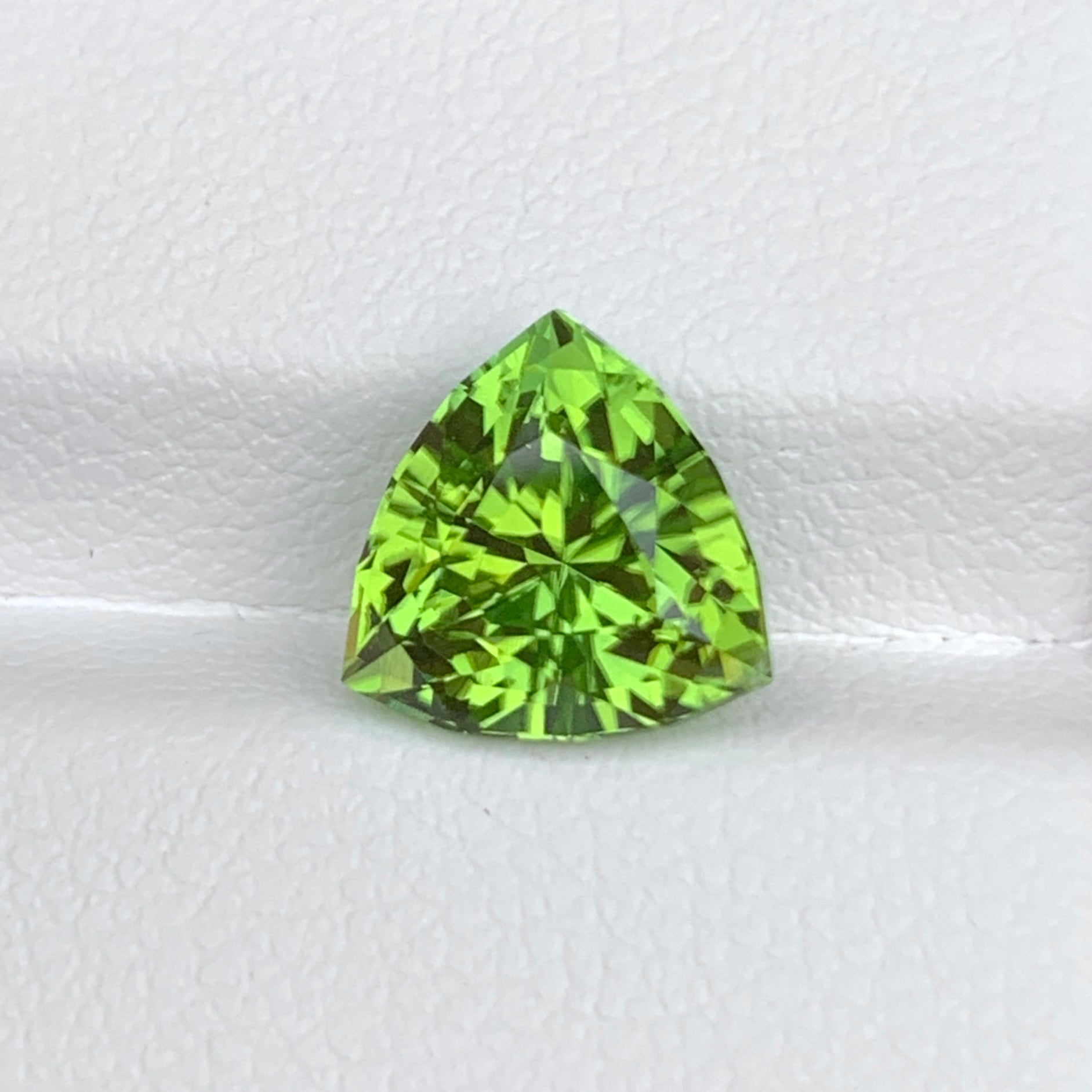 Precision Cut Trillion Peridot