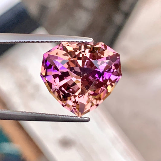 Heart Shaped Ametrine Bolivian