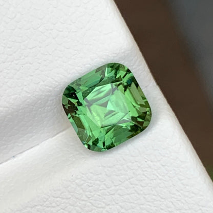 Green Tourmaline Cushion Cut