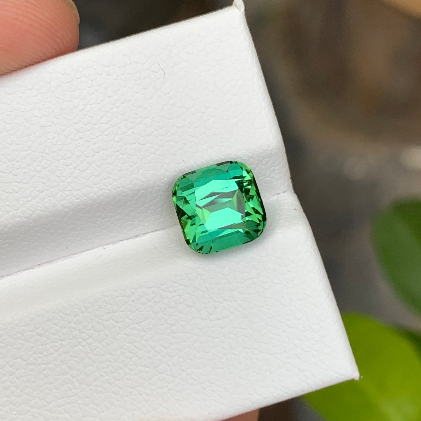 2.90 Carats Bluish Green Tourmaline