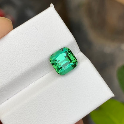 2.90 Carats Bluish Green Tourmaline