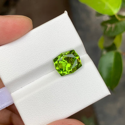 Loose Peridot Octagon Shape