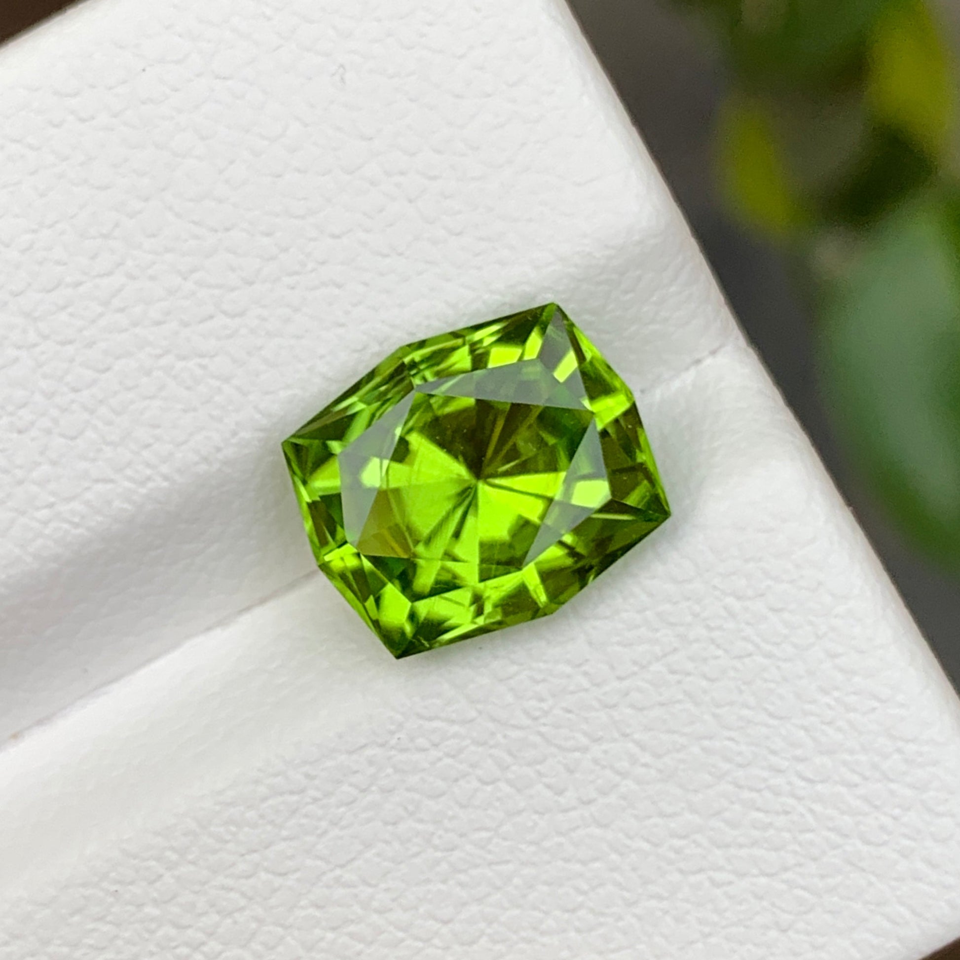Loose Peridot Octagon Shape