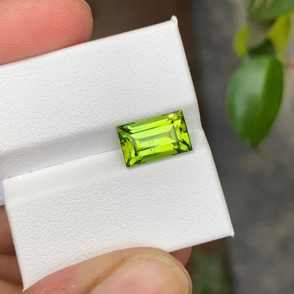 Baguette Shape Peridot