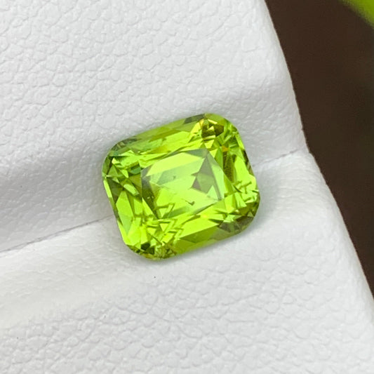 Loose Peridot Cushion Cut