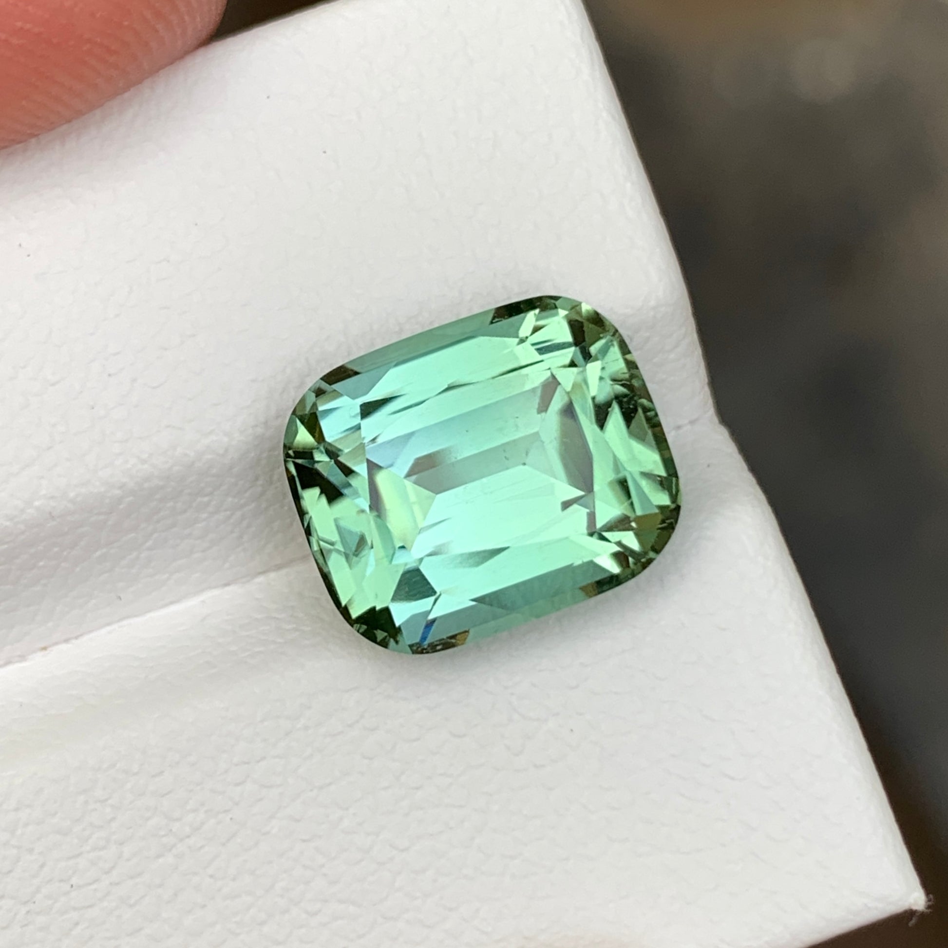 Seafoam tourmaline stone