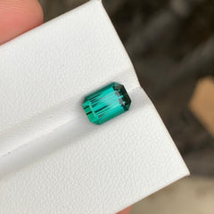 Bluish Green Tourmaline Stone