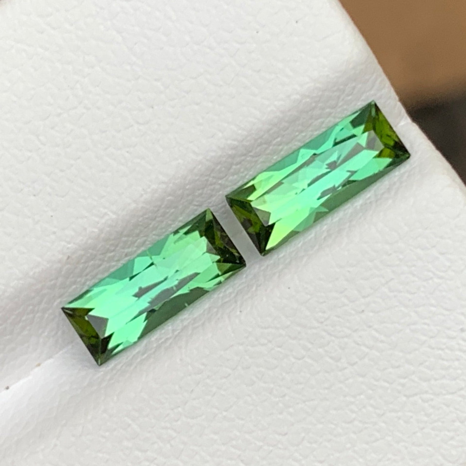 Tourmaline Pair Bluish Green