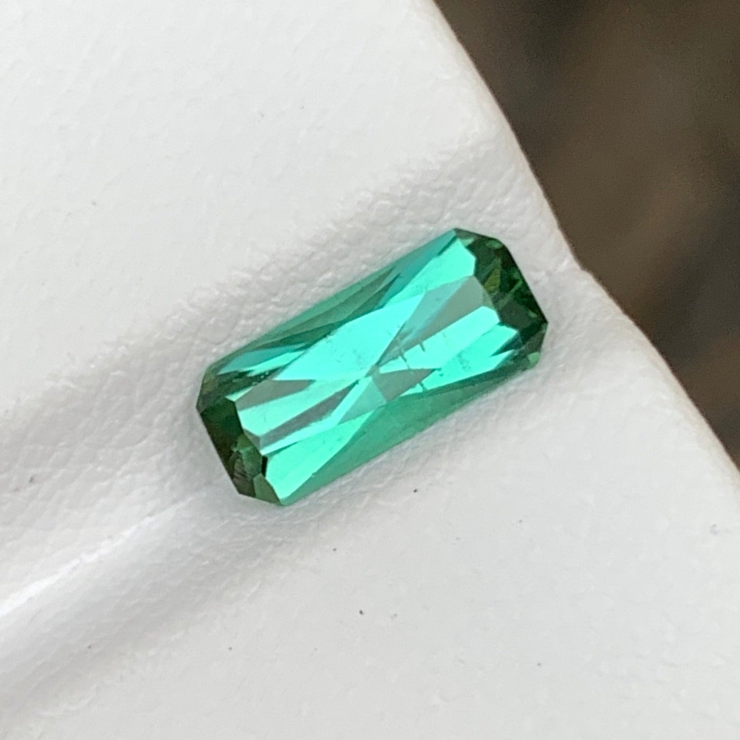 Bluish Green Tourmaline Stone