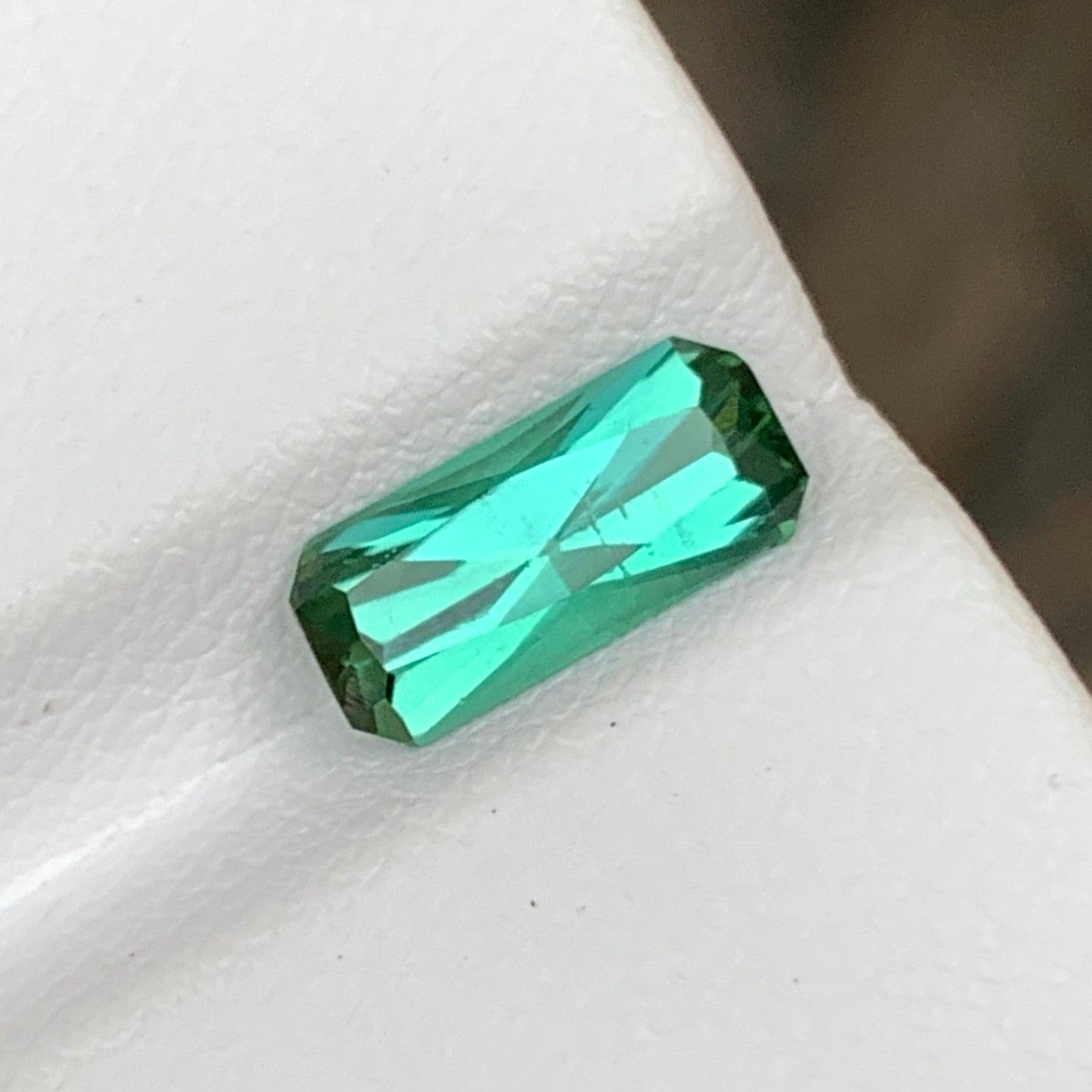 Bluish Green Tourmaline Stone