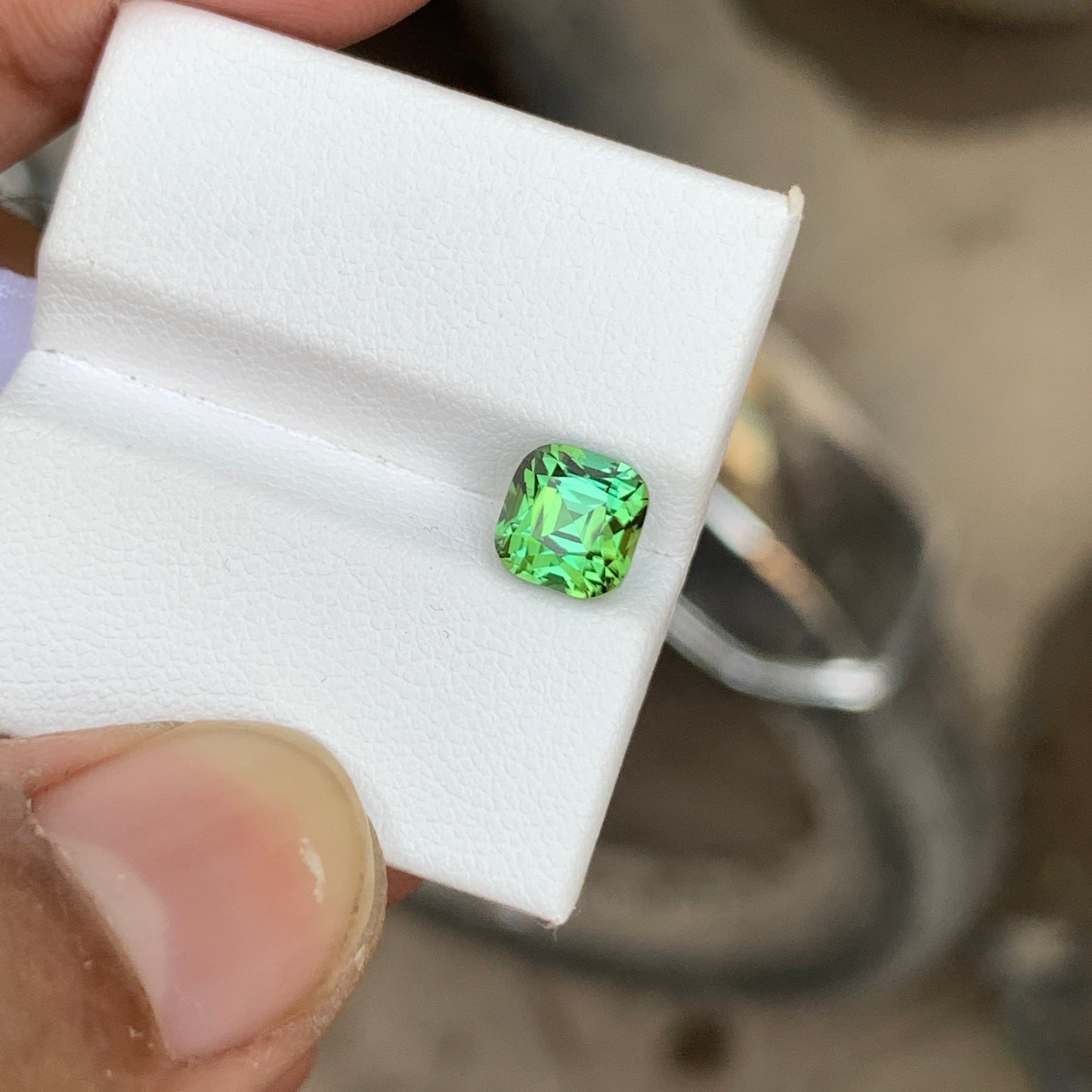 2.20 Ct Mint Green Tourmaline | Natural Loose Green Tourmaline Gemstone