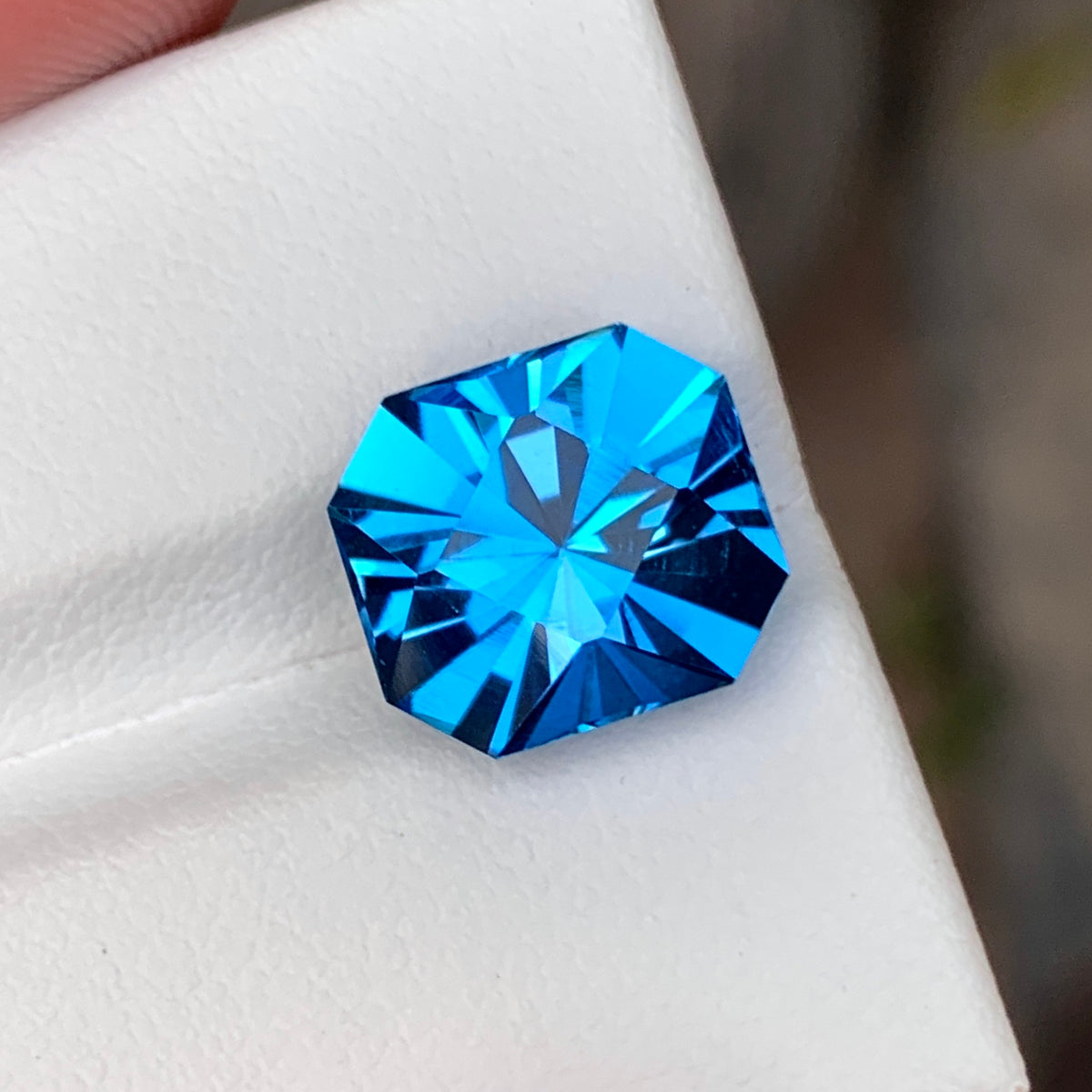 Precision Cut Electric Blue Topaz