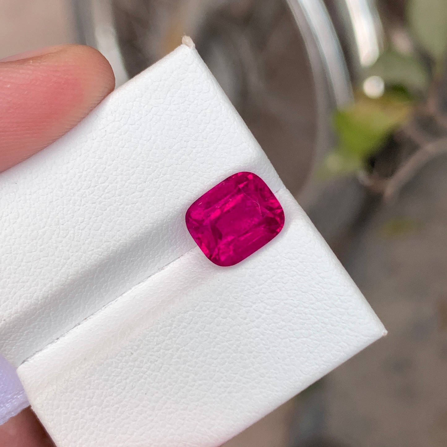 3.40 Ct Rubellite Tourmaline Stone | Natural Loose Pink Red Tourmaline Gemstone