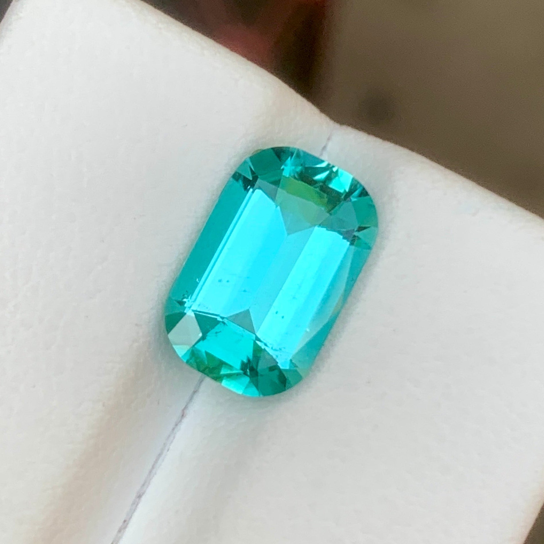 Lagoon Tourmaline Cushion Cut