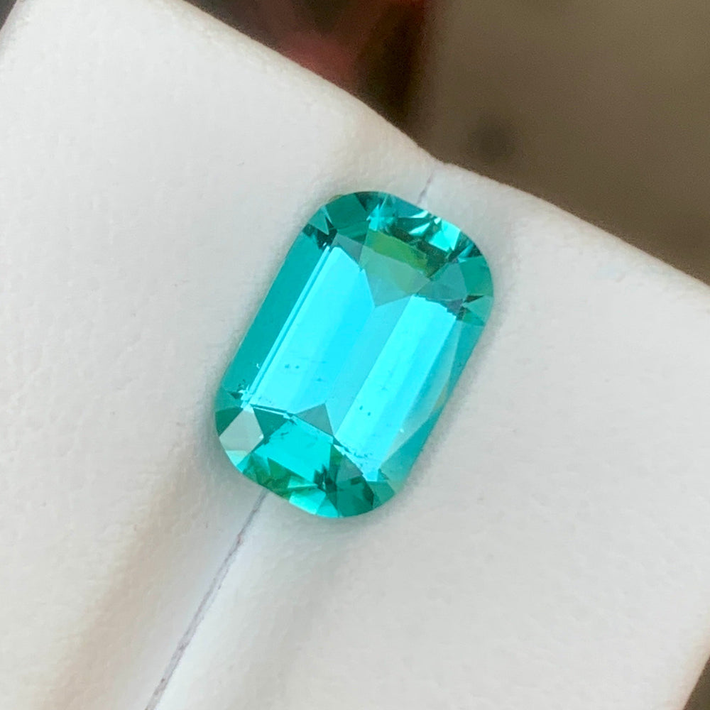Lagoon Tourmaline Cushion Cut