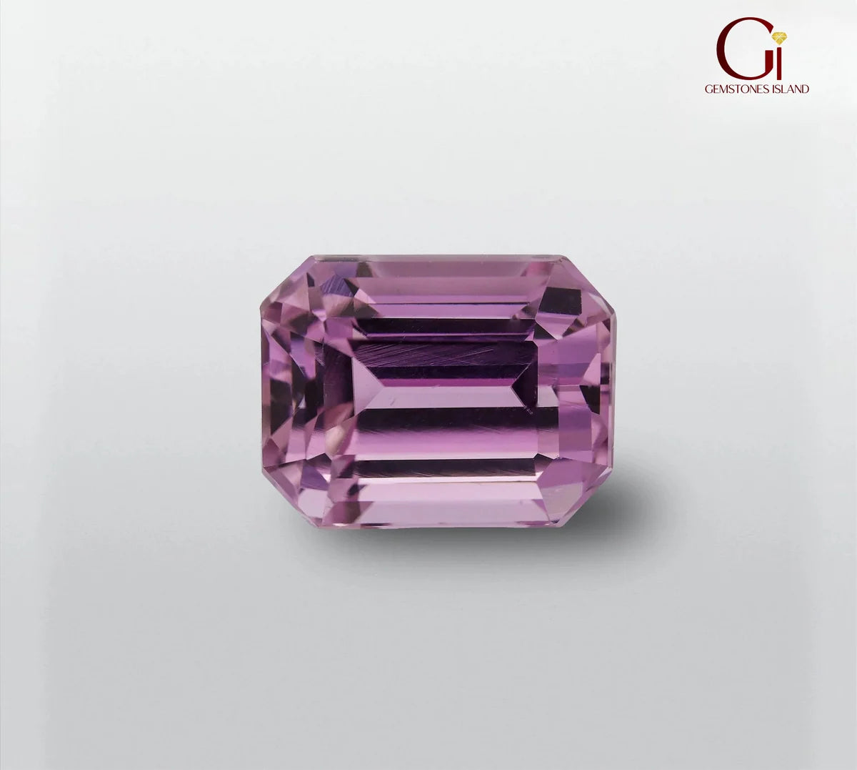 Loose kunzite gemstones in delicate pink and lilac shades for custom jewelry