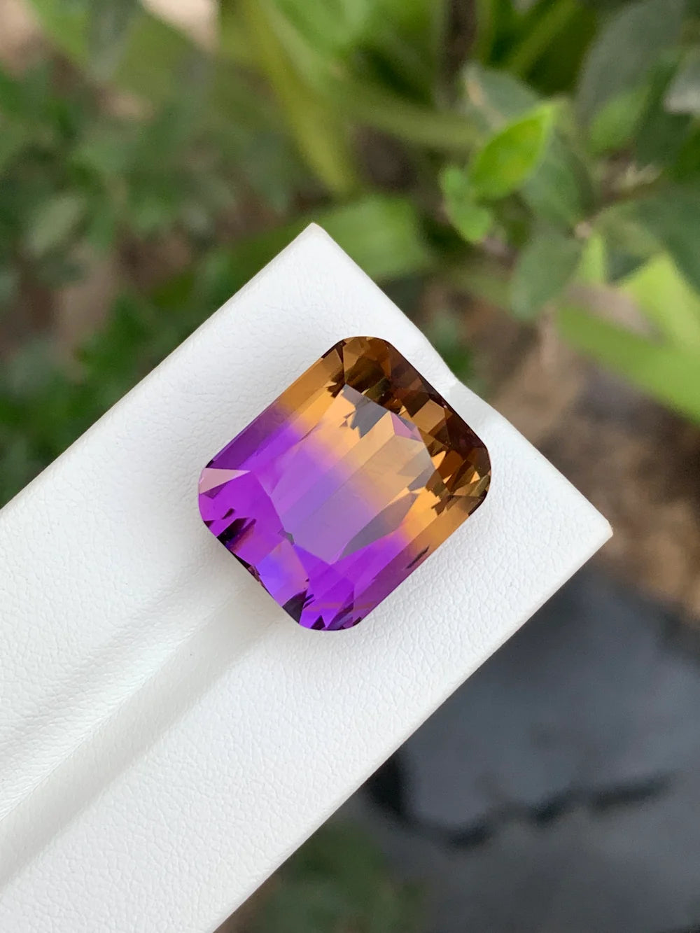 Large loose Ametrine gemstone for jewelry making