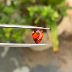 2.30 Ct Natural Orange Garnet | African Loose Garnet Gemstone