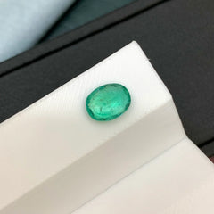 1.15 Ct Oval Cut Emerald Stone - Loose Natural Precious Gemstone