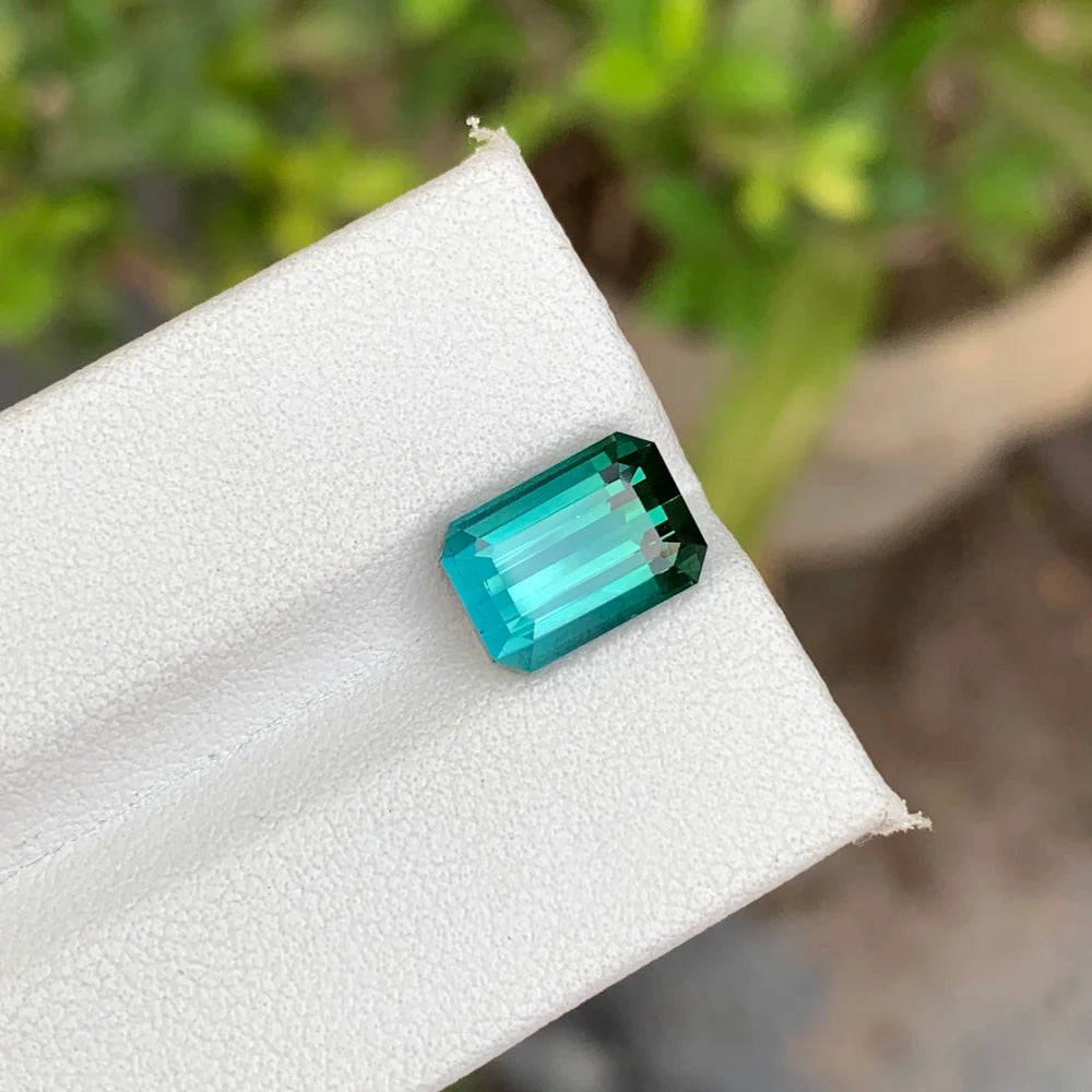 Natural sky blue tourmaline loose gemstone
